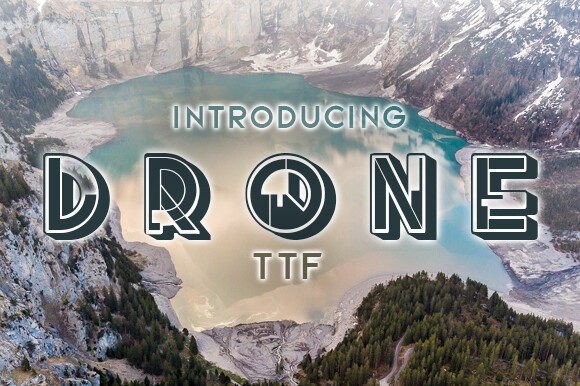 Drone: Redefining Visual Communication Through Avant-Garde Typography