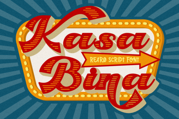 Kasabina: The Retro Script Font for Bold Design