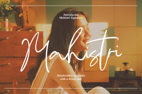 Mahistri Signature: Elevating Typography with Handmade Elegance and Open Type Versatility