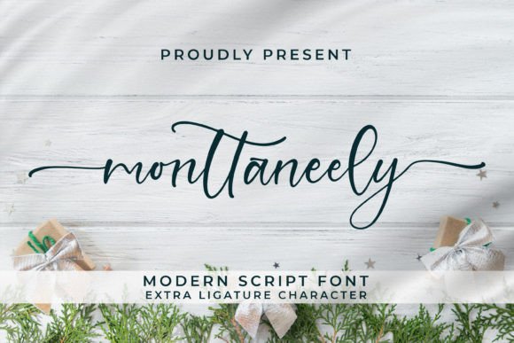 Monttaneely: Elevating Design with Elegant Handwritten Flair