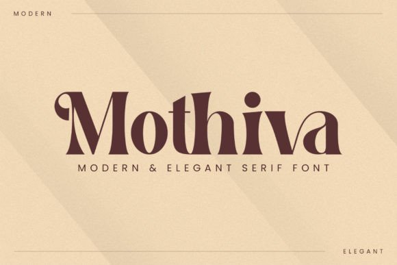 Mothiva: The Elegant Serif for Modern Branding