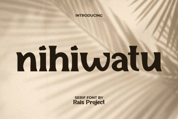 Nihiwatu: Elevating Brand Identity with a Unique Display Font