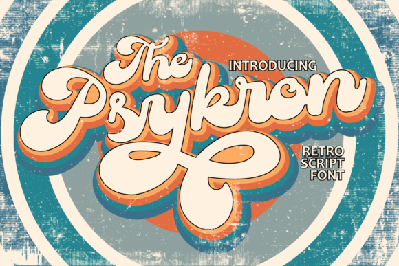 Psy kron: A Retro Script for Bold Design