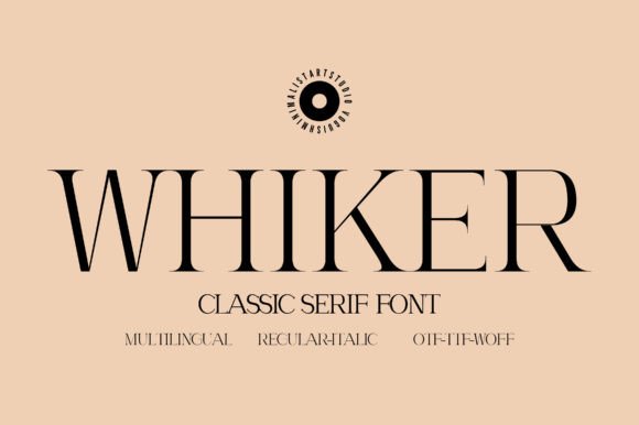 Whiker Font: Elevating Design with Sophisticated Simplicity