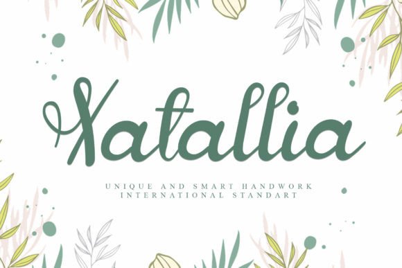 Xatallia: Elevating Design with Handwritten Elegance